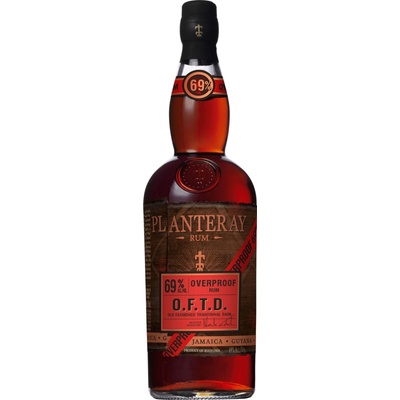 Plantation OFTD Overproof 69% 0,7 l (čistá fľaša)