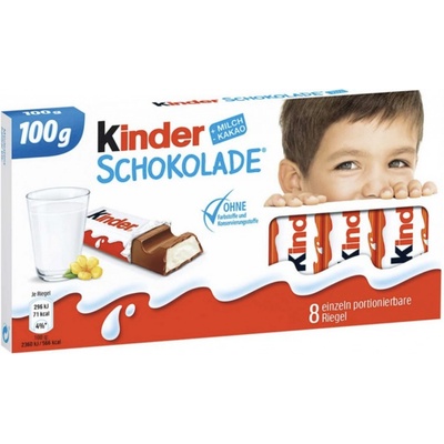 Ferrero Kinder čokoláda, 100 g