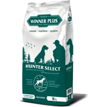 WINNER PLUS Hunter Select - пълноценна храна за пораснали кучета от всички породи, подходяща за активни ловни кучета, Германия - 18 кг
