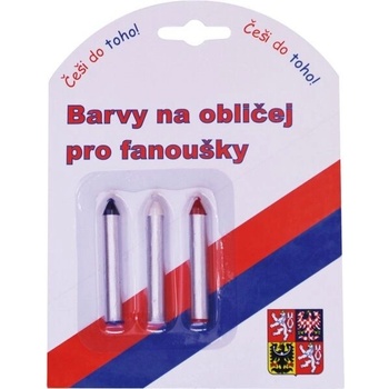 Barvy na obličej ČR 2 tužky