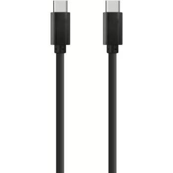 DeTech Кабел за данни DeTech, USB Type-C - USB Type-C 3.0, 1.0m, Черен - 14964
