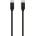 DeTech Кабел за данни DeTech, USB Type-C - USB Type-C 3.0, 1.0m, Черен - 14964