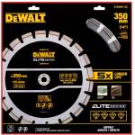 DEWALT DIA ELITE Series 350 мм диск за рязане на асфалт/бетон DT20467 (DT20467)