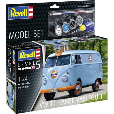 Revell VW T1 panel van Gulf Model Set 1:24