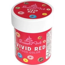 SweetArt gelová barva Vivid Red 30 g