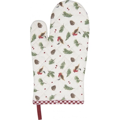 Bavlněná kuchyňská chňapka Robin Bird - 16*30 cm