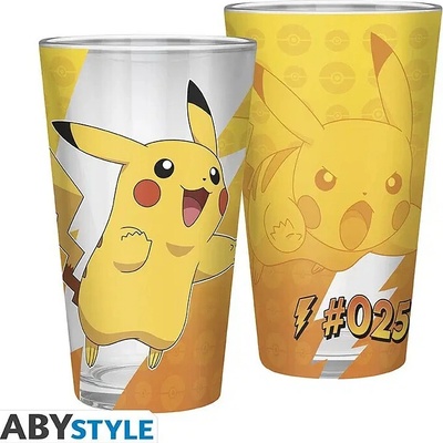 ABYstyle Sklenice Pokémon Pikachu 400 ml