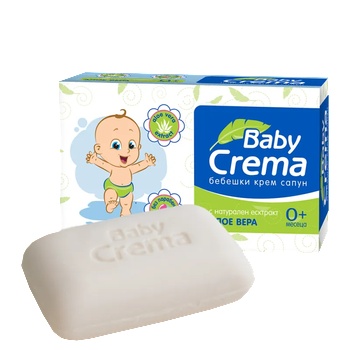 Image 1 of Baby Crema Сапун Baby Crema - Алое вера, 75 gr