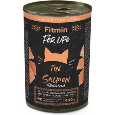 Fitmin For Life Cat tin sterilized salmon 0,4 kg