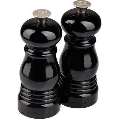 Le Creuset set mlynčekov na korenie a sol' čierna lesklá