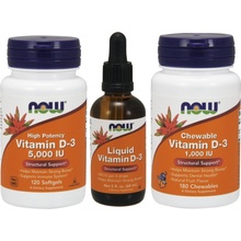 Now Vitamin D3 5000 120 kapsúl