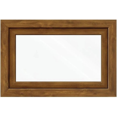 Bravo Okno plastové sklopné bílé/zlatý dub, S1 60x40, 2sklo, 4kom/60mm (vč.kliky)