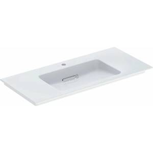 Geberit One Slim 105 см бяла мивка за мебели с отвор за смесител и специален сифон (505.015.00.1)