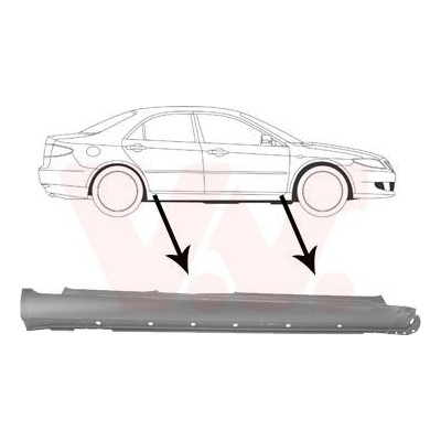 Nástupní panel VAN WEZEL 2754104