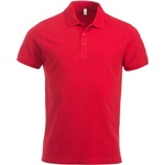 CLIQUE classic lincoln s/s / Мъжка поло риза от плътен памук - червена xl (67824400404)