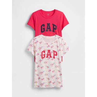 GAP Тениска с лого, 2 броя GAP GAP | Rozov | ЖЕНИ | XXS