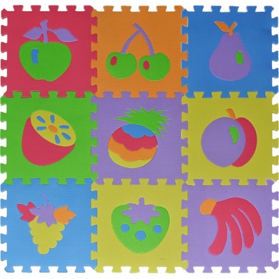 Lamps 125528 Penové puzzle 9 ks ovocia