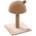 Flamingo - Драскалка за котки Asha бежова, 30 х 30 х 44 см