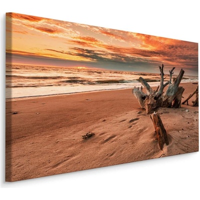 Plátno Západ Slunce Na Pláži I. Varianta: 90x60