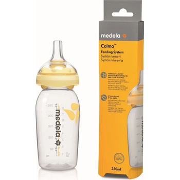 Medela set Calma lahvička pro kojené děti + calma system 250 ml