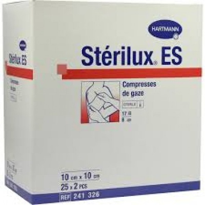 Sterilux ES sterilný kompres 10 x 10 cm 50 ks