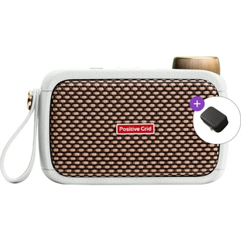 Positive Grid Spark GO Pearl White + Case SET Моделиращ усилвател комбо (S0512G-EUSSS-SET)