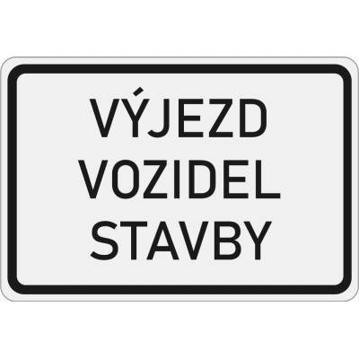 Dopravní značka E13 Výjezd vozidel stavby