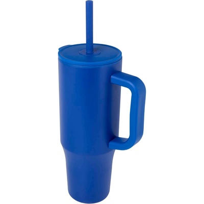 Brady termohrnček a silikónova slamka 900 ml modrá Royal
