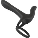 Black Velvets Párový vibrátor rozširujúci penis