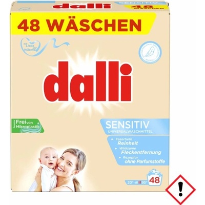 Dalli Senzitiv prací prášek 3,12 kg 48 PD