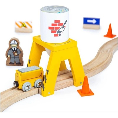 Bigjigs Rail Silo s cementem