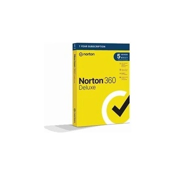 NORTON 360 DELUXE 50GB +VPN 1 lic. 5 lic. 1 rok