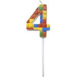 JUNIOR Свещ за торта JUNIOR Lego модел 4-p 10, 5 cm