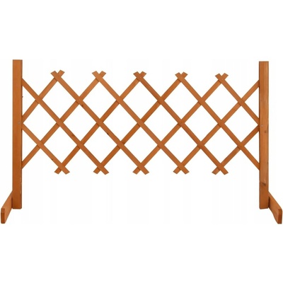 Nabytek XL Zahradní trelážový plot oranžový 120 x 60 cm masivní jedle