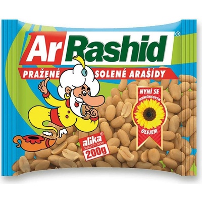 ArRashid Arašídy pražené solené 200 g