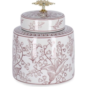 Bizzotto Cai ЧЕРВЕНО-БЯЛА ВАЗА С КАПАК h19 (0503285)