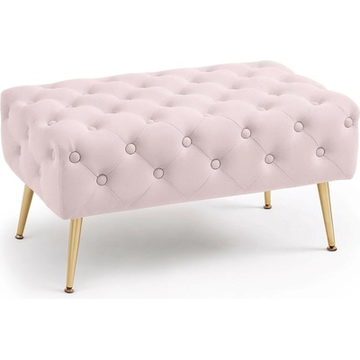 Ak furniture Taburet Madrid růžový