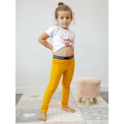 Dívčí legíny Lizzy vsb yellow