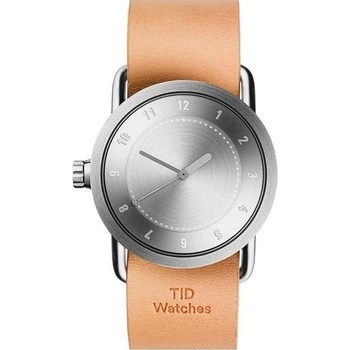 TID Watches No.1 36 Steel / Natural Leather Wristband