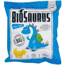 McLLOYDS Biosaurus Junior mini kukuričné chrumky s morskou soľou 15 g