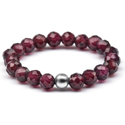 Agato prsten s granátem POL R11