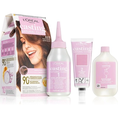 L'Oréal Casting Natural Gloss 623 Tmavý nugát