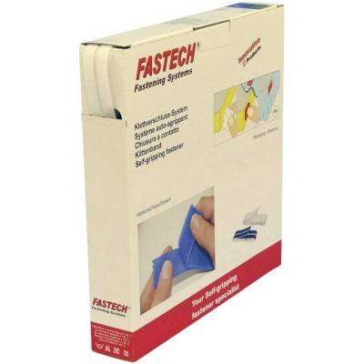 FASTECH® B10-SKL000025 pásek se suchým zipem, zalepení hotmelt , háčková a flaušová část, (d x š) 25 m x 10 mm, bílá, 25