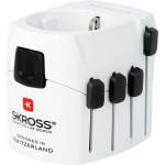 SKROSS Адаптер SKROSS PRO Earthed 1103145, World, Бял (SKROSS-1103145) - zettabytex