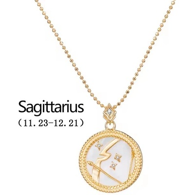 Majya Stříbrný přívěsek s řetízkem MOONLIGHT SAGITTARIUS 10886