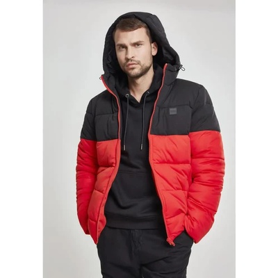 Urban classics Анорак Urban classics 2-Tone hooded parka - Red (rouge flash / noir)