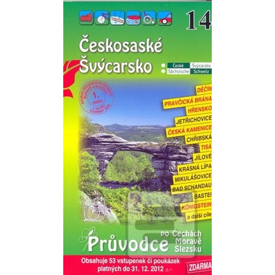 Českosaské Švýcarsko Průvodce po Č,M,S