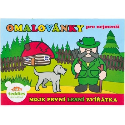 Teddies Omaľovanka moje prvé lesné zvieratá