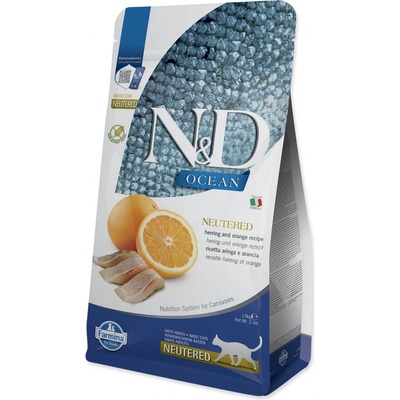 N&D Ocean Adult Cat Herring & Orange 1,5 kg