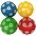 Plasto Ball Pvc топка на точки, 180 мм plasto